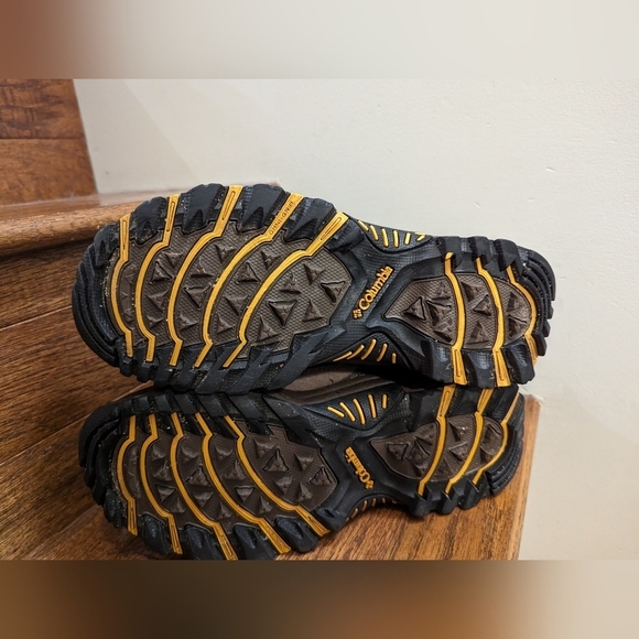 Columbia Hiking Boot, brown Waterproof Leather mens size 7.5, Winter Boot - Picture 8 of 14